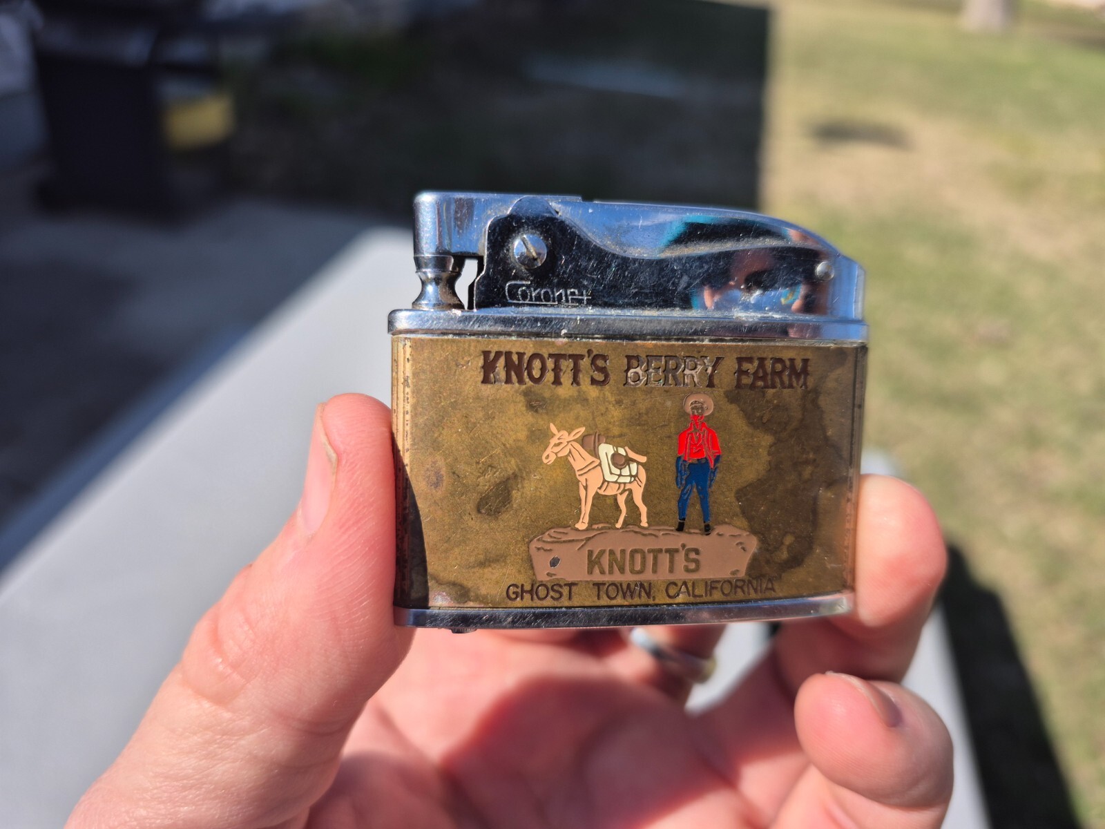 Vintage Coronet Super Lighter Knott’s Berry Farm Ghost Town California Japan