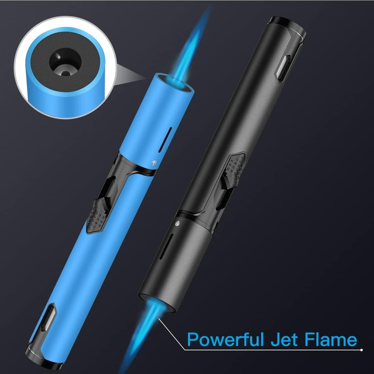 Powerful Butane Torch Lighters Set of 2 – Ideal for Indoor & Outdoor Activities
