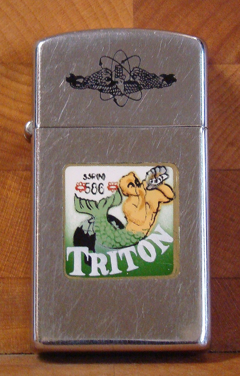 1959 USS Triton (SSRN-586) Submarine Zippo Town and Country