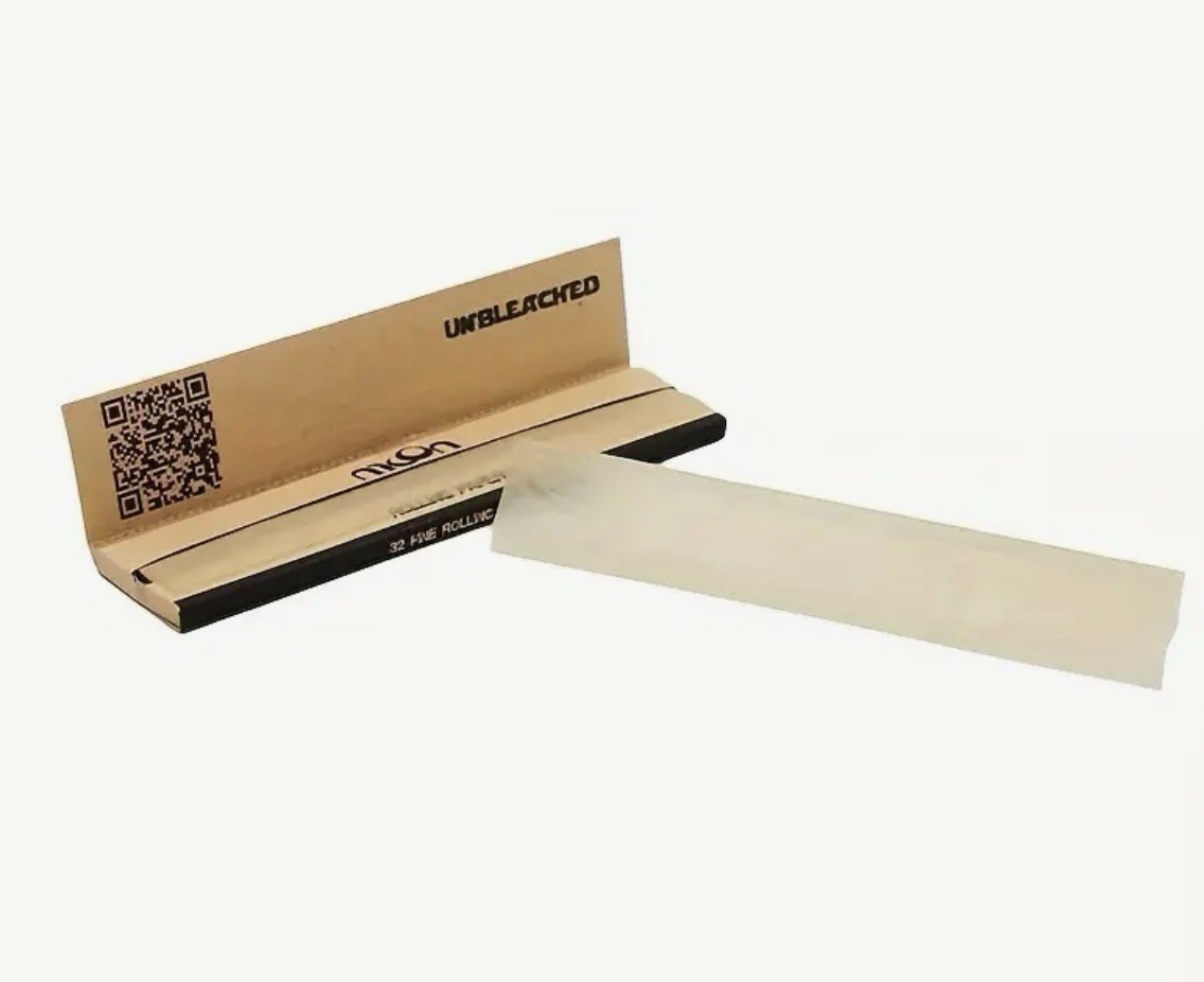 Moon Rolling Papers Box Of 50 Packs KS Rolling Papers Unbleached Pure Hemp 108mm