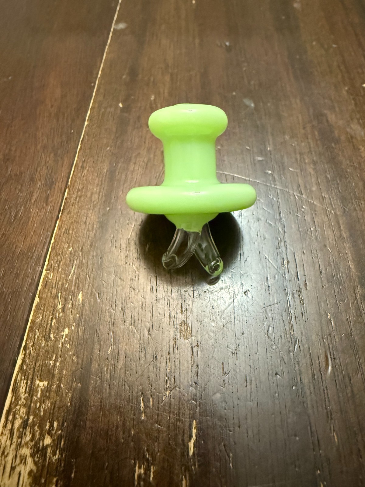 Glass Airflow Directional Twist Bowl Cap – Wide 25mm Green