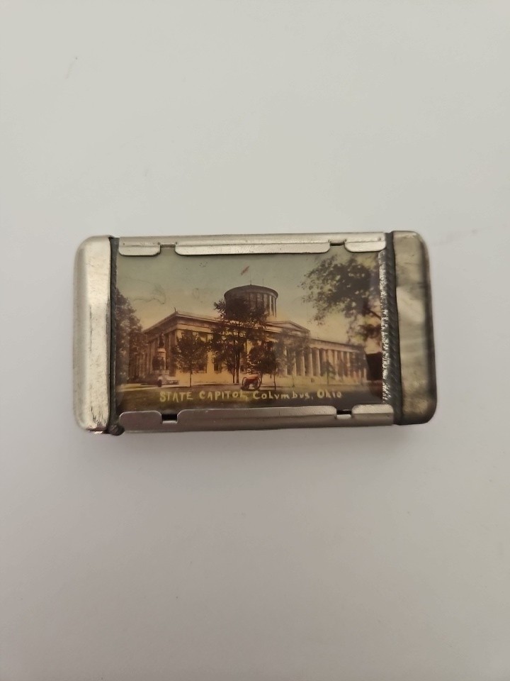 RARE Vintage State Capitol Columbus Ohio Match Safe