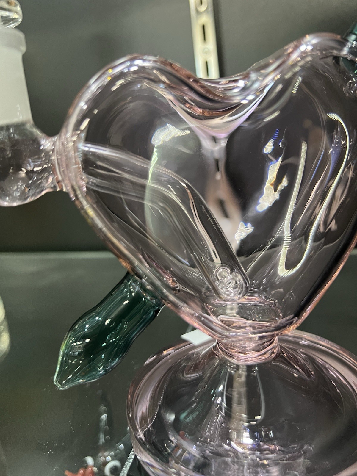 Artistic Glass Bong Water Pipe Tobacco Smoking Pipe 14MM Bowl