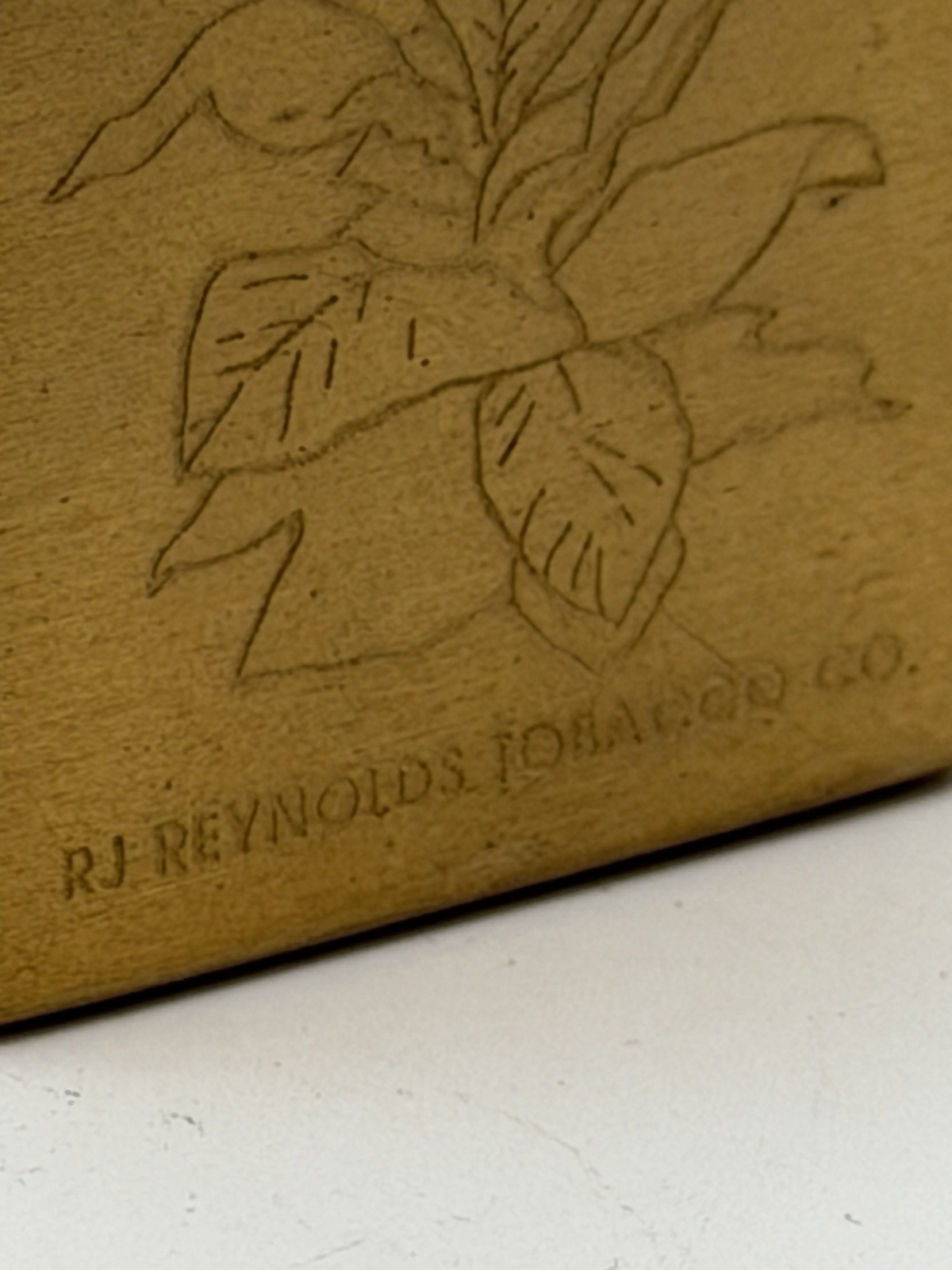 Vintage 2000 RJ Reynolds Tobacco Plant Brass Zippo Lighter Rare NEW
