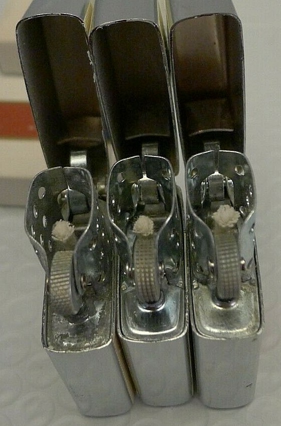 3 Different Hadson / Continental Advertising Lighters with Boxes -NOS – See List